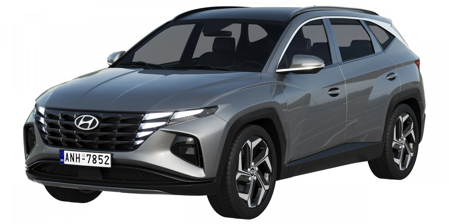 hyundai tucson 2021 3D Model .c4d .max .obj .3ds .fbx .stl .blend 