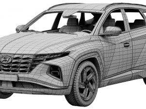 hyundai tucson 2021 3D Model