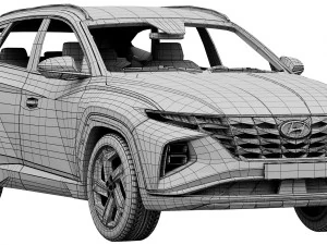 hyundai tucson 2021 3D Model