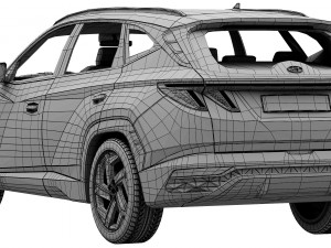 hyundai tucson 2021 Modello 3D