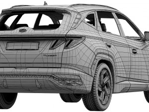 hyundai tucson 2021 Modello 3D