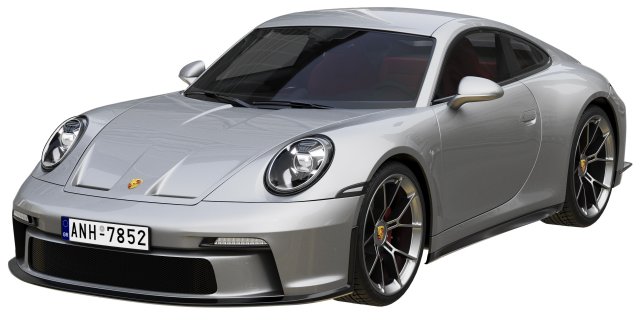 porsche 911 gt3 touring 2022 3D Model .c4d .max .obj .3ds .fbx .stl .blend 