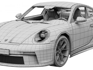 porsche 911 gt3 touring 2022 3D Model