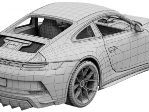 porsche 911 gt3 touring 2022 3D Model