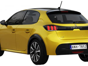 peugeot 208 2021 3D Model