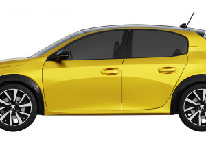 peugeot 208 2021 3Dモデル