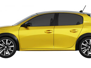 peugeot 208 2021 3D Model