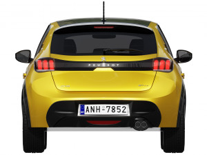 peugeot 208 2021 3Dモデル