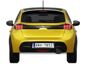 peugeot 208 2021 3D Model