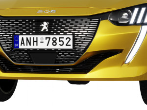 peugeot 208 2021 3Dモデル