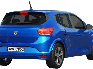 dacia sandero 2021 Modelo 3D