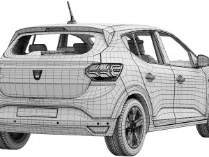 dacia sandero 2021 Modelo 3D