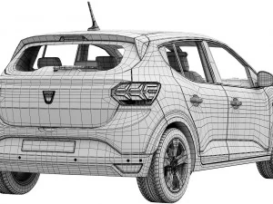dacia sandero 2021 3D Model