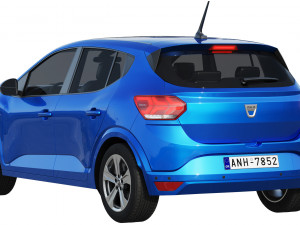 dacia sandero 2021 Modelo 3D