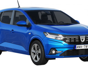 dacia sandero 2021 Modelo 3D