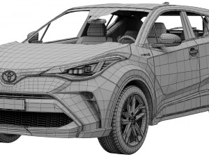 toyota c-hr 2021 3D Model