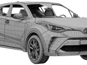 toyota c-hr 2021 3D Model