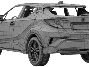 toyota c-hr 2021 3D Model