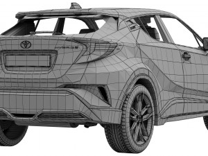 toyota c-hr 2021 3D Model