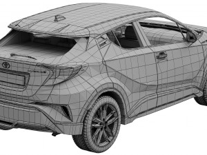 toyota c-hr 2021 3D Model