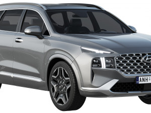 hyundai santa fe 2021 Modelo 3D