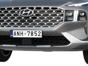 hyundai santa fe 2021 Modelo 3D