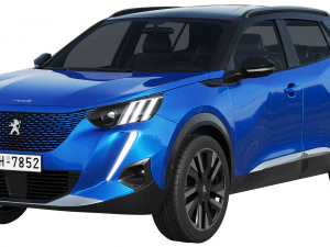 peugeot e-2008 Modello 3D