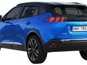 peugeot e-2008 3D Model
