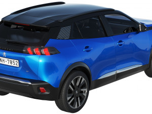 peugeot e-2008 3D Model