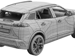 peugeot e-2008 3D Model