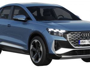 audi q4 sportback e-tron 2021 Modello 3D