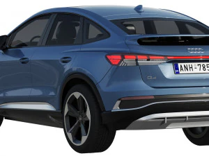audi q4 sportback e-tron 2021 3D Model