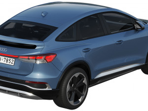 audi q4 sportback e-tron 2021 Modello 3D