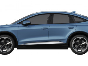 audi q4 sportback e-tron 2021 Modello 3D