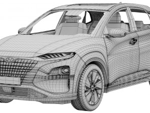 hyundai kona electric Model 3D