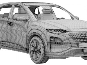 hyundai kona electric Model 3D