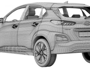 hyundai kona electric Model 3D