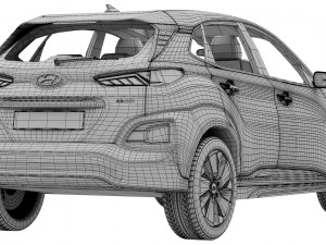 hyundai kona electric Model 3D