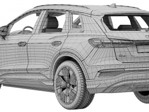 audi q4 e-tron Modelo 3D