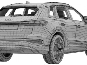 audi q4 e-tron Modelo 3D