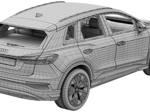 audi q4 e-tron Modelo 3D