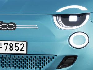 fiat 500 la prima 2021 3D Model