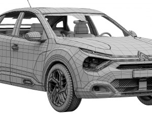 citroen c4 2021 3D Model
