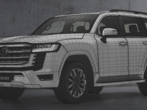toyota land cruiser 300 Modelo 3D