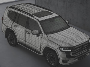 toyota land cruiser 300 Modelo 3D