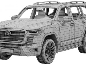 toyota land cruiser 300 Modelo 3D