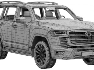 toyota land cruiser 300 Modelo 3D