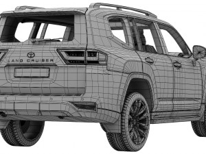 toyota land cruiser 300 Modelo 3D