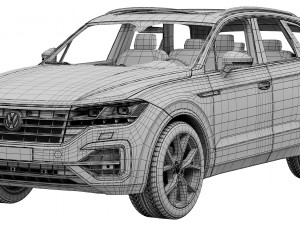 volkswagen touareg r 2021 3D Model