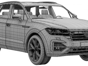 volkswagen touareg r 2021 3D Model